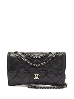 CHANEL Pre-Owned: Чёрная сумка 