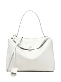 Balenciaga: Белая сумка 