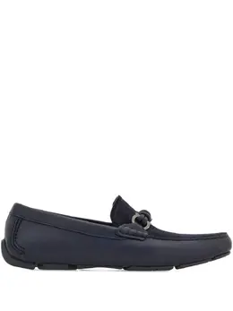 Ferragamo: Синие туфли  Gancini