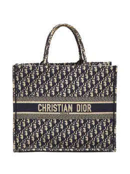 Christian Dior Pre-Owned: Синяя сумка-шоппер 