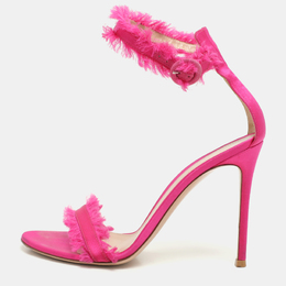 Gianvito Rossi: Розовые сандалии  Portofino