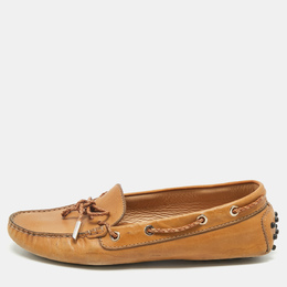Tod's: Коричневые мокасины  Gommino