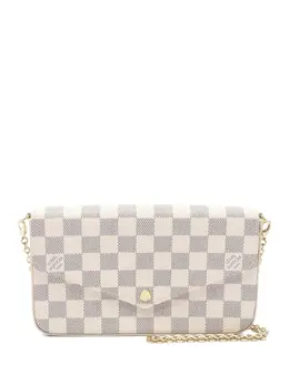 Louis Vuitton Pre-Owned: Светлая сумка через плечо 