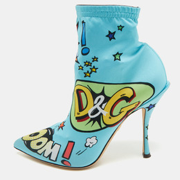 Dolce & Gabbana: Многоцветные ботинки 