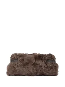 Brunello Cucinelli: Коричневый клатч 