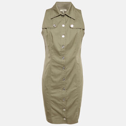 Burberry: Зелёное платье 