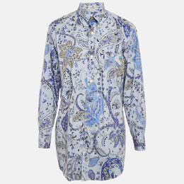 Etro: Голубая рубашка 
