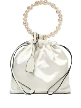 Moschino: Белая сумка-шоппер 