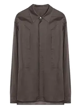 Rick Owens: Рубашка с длинным рукавом 