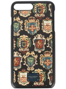 Dolce & Gabbana: Пальто с принтом 