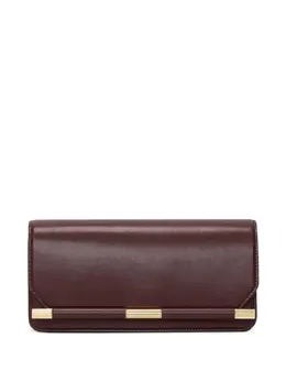 Victoria Beckham: Бордовый клатч 