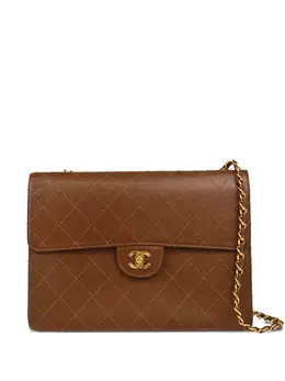 CHANEL Pre-Owned: Коричневая сумка 