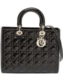 Christian Dior Pre-Owned: Чёрная сумка-шоппер 