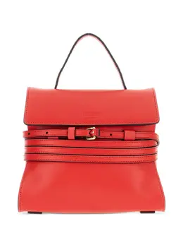 Moschino: Красная сумка-шоппер 