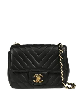 CHANEL Pre-Owned: Чёрная сумка 
