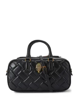 Kurt Geiger London: Чёрная сумка-шоппер 
