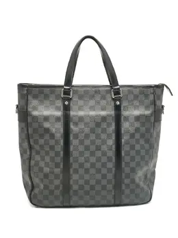Louis Vuitton Pre-Owned: Чёрная сумка-шоппер 