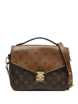 Louis Vuitton Pre-Owned: Коричневая сумка через плечо 