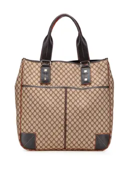 Céline Pre-Owned: Коричневая сумка-шоппер 