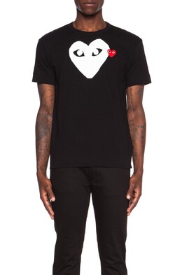 Comme des Garçons: Хлопковая футболка 
