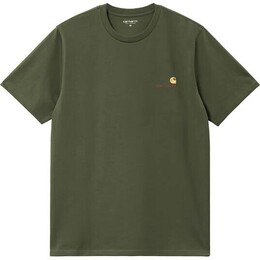 Carhartt WIP: Зелёная футболка  American