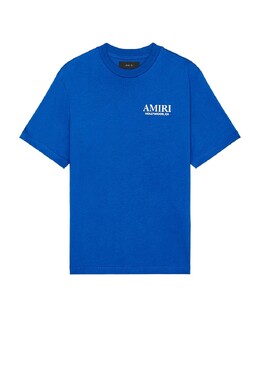 Amiri: Синяя футболка 