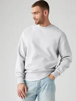 Levi's: Серая толстовка 