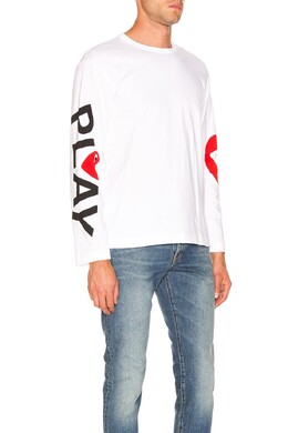 Comme des Garçons: Белая футболка 