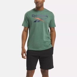 Reebok: Зелёная футболка 