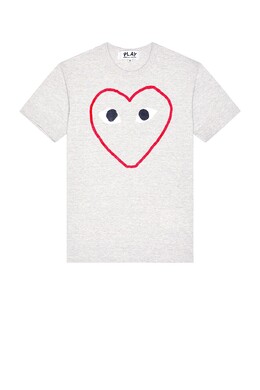 Comme des Garçons: Серая футболка 