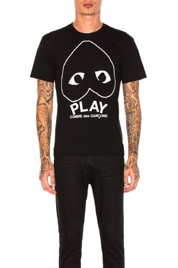 Comme des Garçons: Хлопковая футболка 