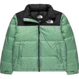 The North Face: Зелёная куртка  Nuptse