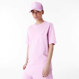 NEW ERA: Розовая футболка  Essentials