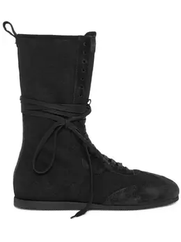 Ann Demeulemeester: Чёрные кроссовки 