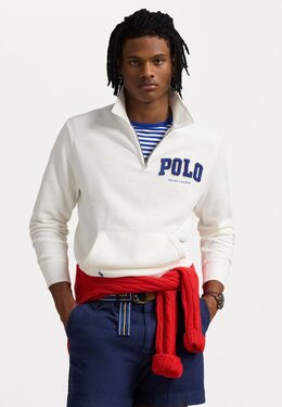 Polo Ralph Lauren: Белая толстовка 