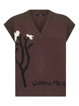 Weekend Max Mara: Свитер с цветочным принтом 