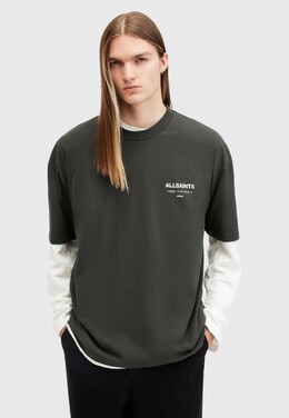 Allsaints: Футболка с принтом 
