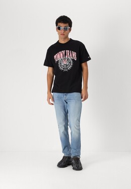 Tommy Jeans: Футболка с принтом 