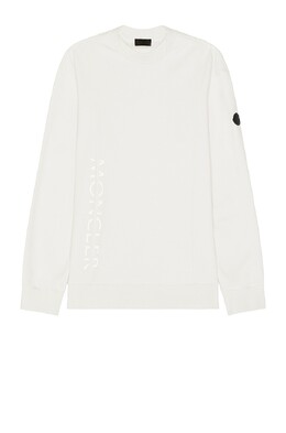 Moncler: Белый свитер 