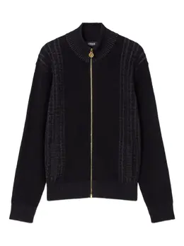 Versace: Чёрный кардиган  Medusa
