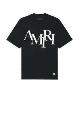 Amiri: Чёрная футболка 