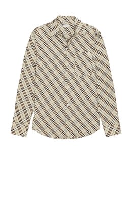 Burberry: Рубашка в клетку 