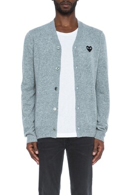 Comme des Garçons: Чёрный кардиган 