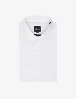 Armani Exchange: Рубашка стрейч 