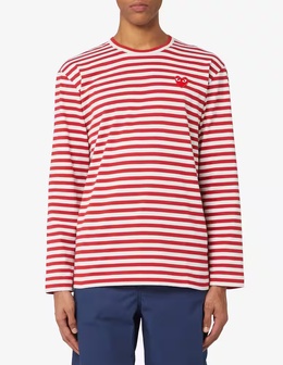 Comme Des Garçons Play: Футболка в полоску 
