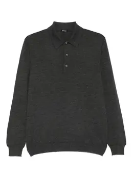 Kiton: Поло с длинным рукавом 