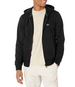 Lacoste: Чёрная толстовка 