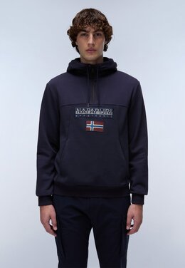 Napapijri: Синяя толстовка  Burgee