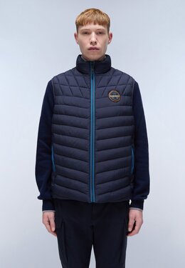 Napapijri: Синий жилет 