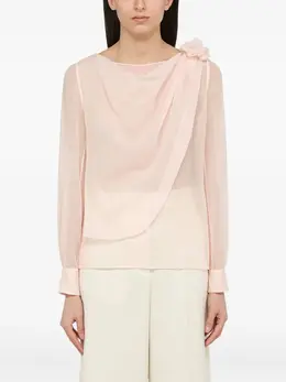 Chloé: Топ с цветочным принтом 
